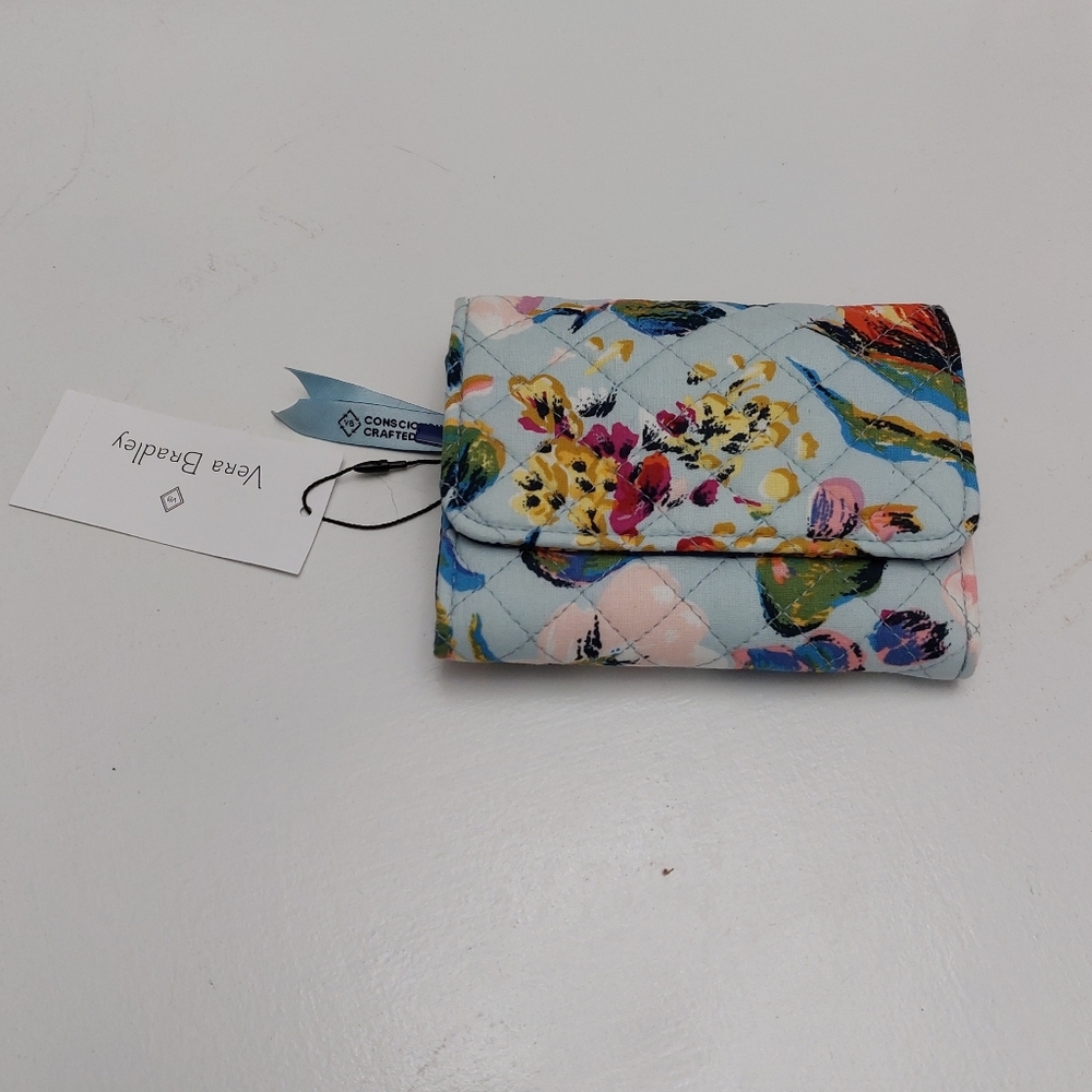 RFID Riley Wallet Sea Air Floral NWT